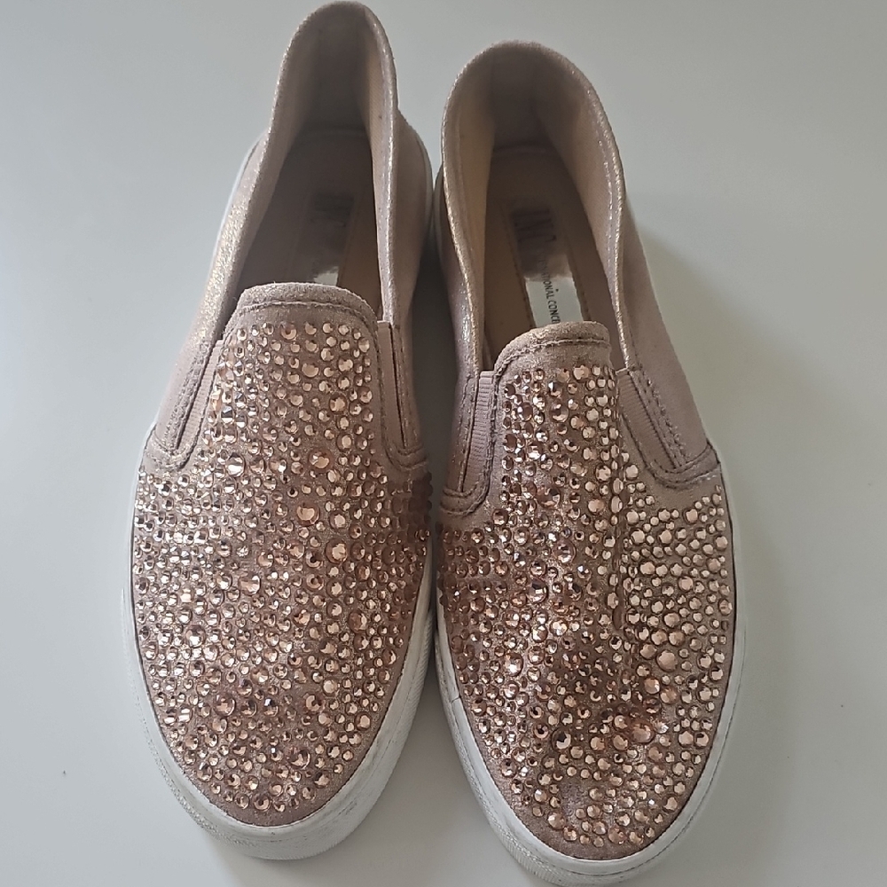 Women's Slip-On Glitter Sneakers